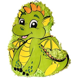 ドラゴンのピニャータ、恐竜の赤ちゃんのピニャータ、恐竜のピニャータ