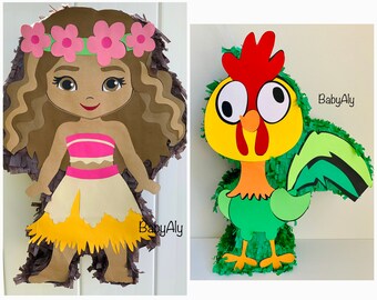 Moana INSPIRED mini pinatas Quantity 10