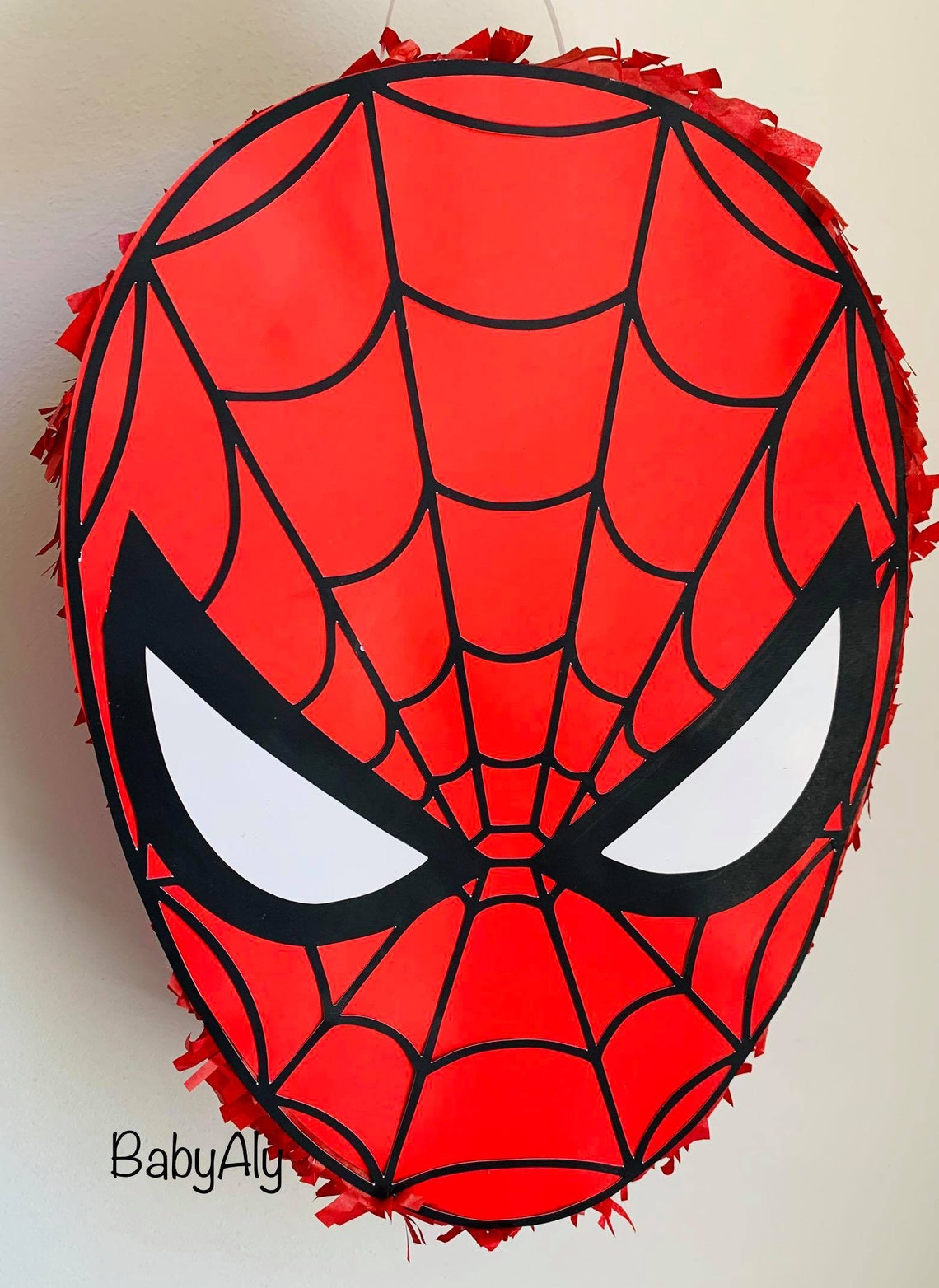 Spiderman Pinata face Etsy
