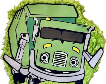 Piñata de camión de basura