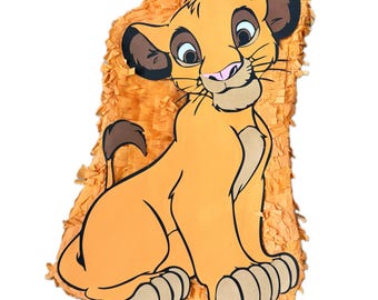 Simba Pinata, Lion Piñata,  King of the Jungle Piñata