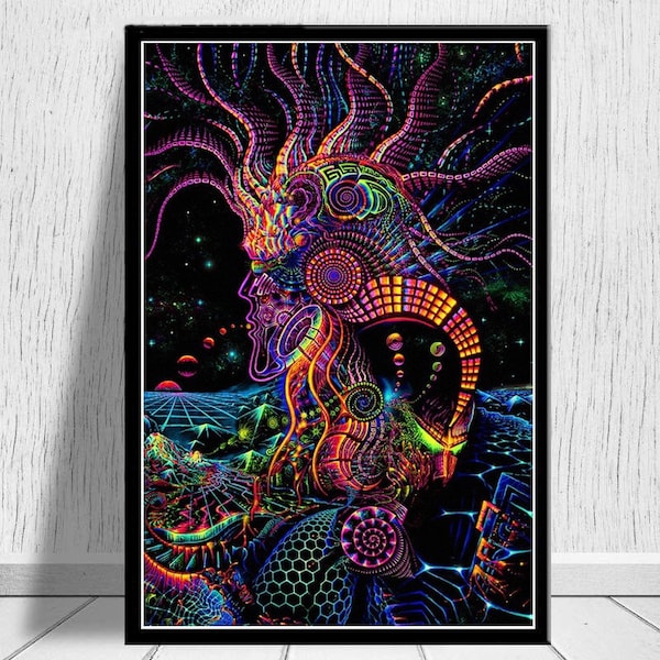 Trippy Posters Etsy