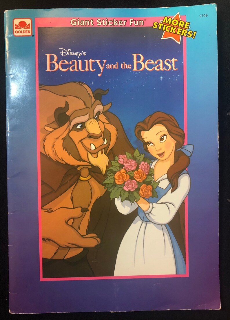 beauty and the beast book with figures