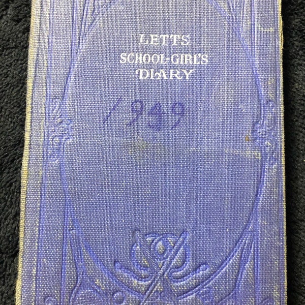 1949 Diary- PARTIALLY FILLED OUT