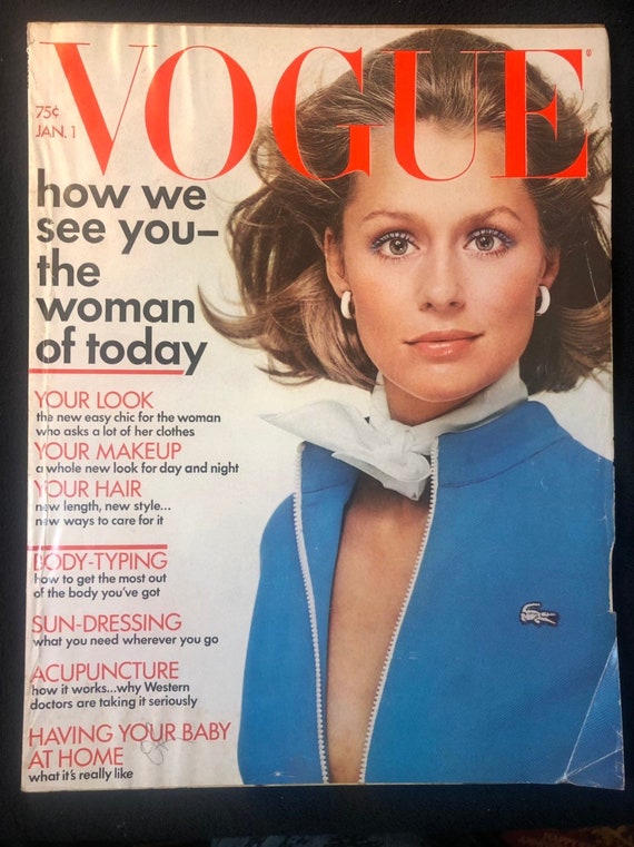 Jan 1 1972 Vogue Magazine Lauren Hutton | Etsy