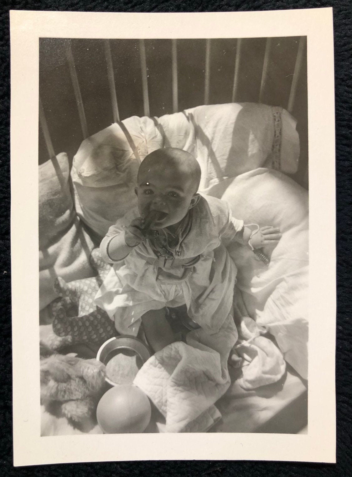 1934 Inside Babys Crib Photo Etsy