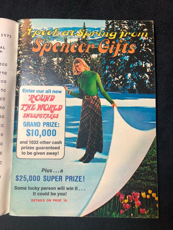 1971 Spencer's Gifts Catalog Etsy