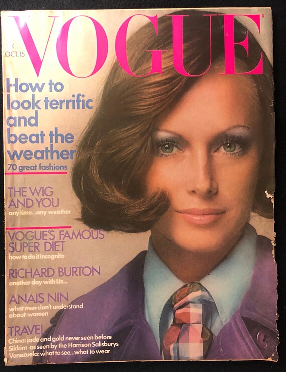 Oct 15 1971 Vogue Magazine | Etsy