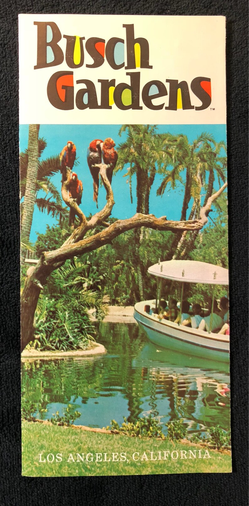 Vintage Busch Gardens Brochure Etsy