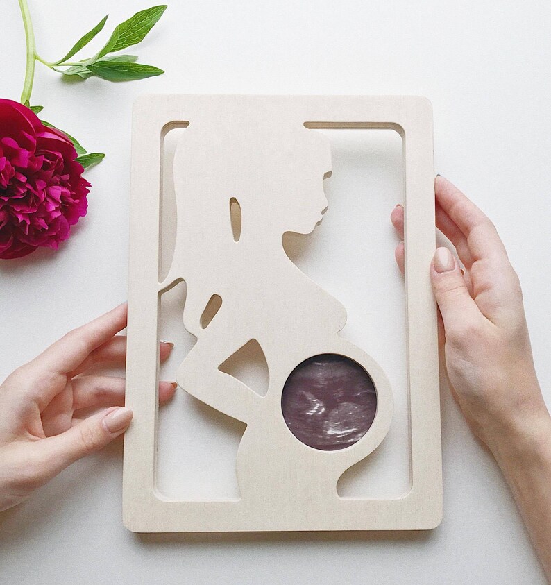 Sonogram Ultrasound Photo Frame Baby Ultrasound Picture Frame Pregnant Mom Gift Pregnancy Frame