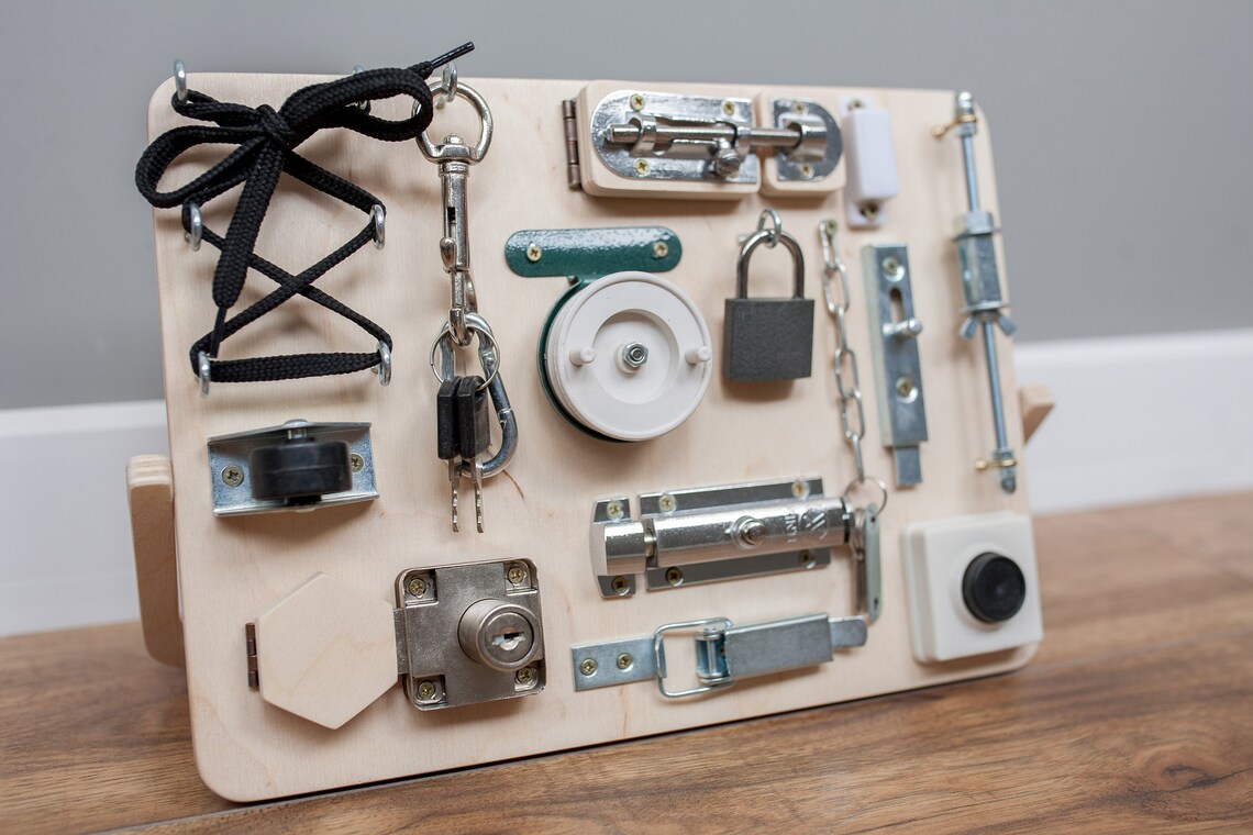 Busy Board Busy Board Toddler Travel Busy Board Activity Etsy