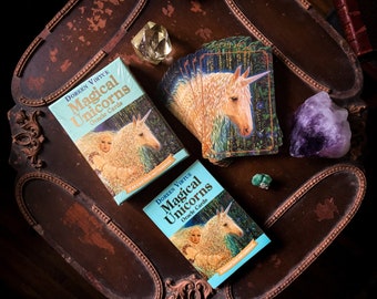 Vintage Magical Unicorns Oracle Card Deck by Doreen Virtue / C