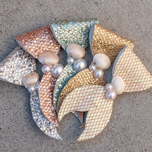 Mermaid Hair Clips Set of Five