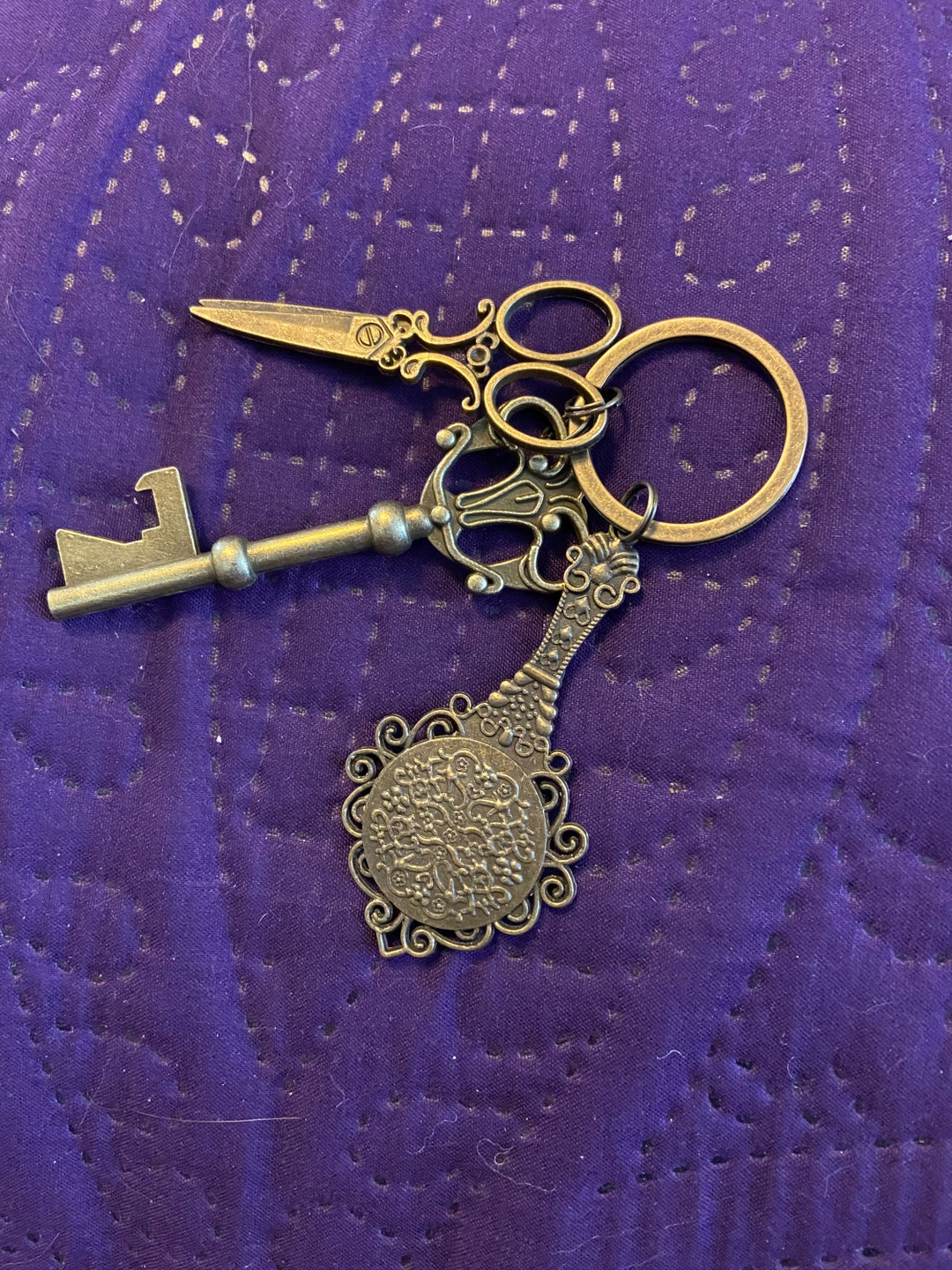 Victorian Keys Keychain - Etsy