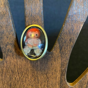 Annabelle Doll Ring For Haunted Doll For Horror Lovers