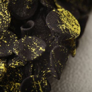 Stoff Halskette, Schwarz Kragen Halskette, Stoff Schmuck, Infinity Schal, Kreisschal, Textil Halskette Schal, Maximalist Herbst Accessoires