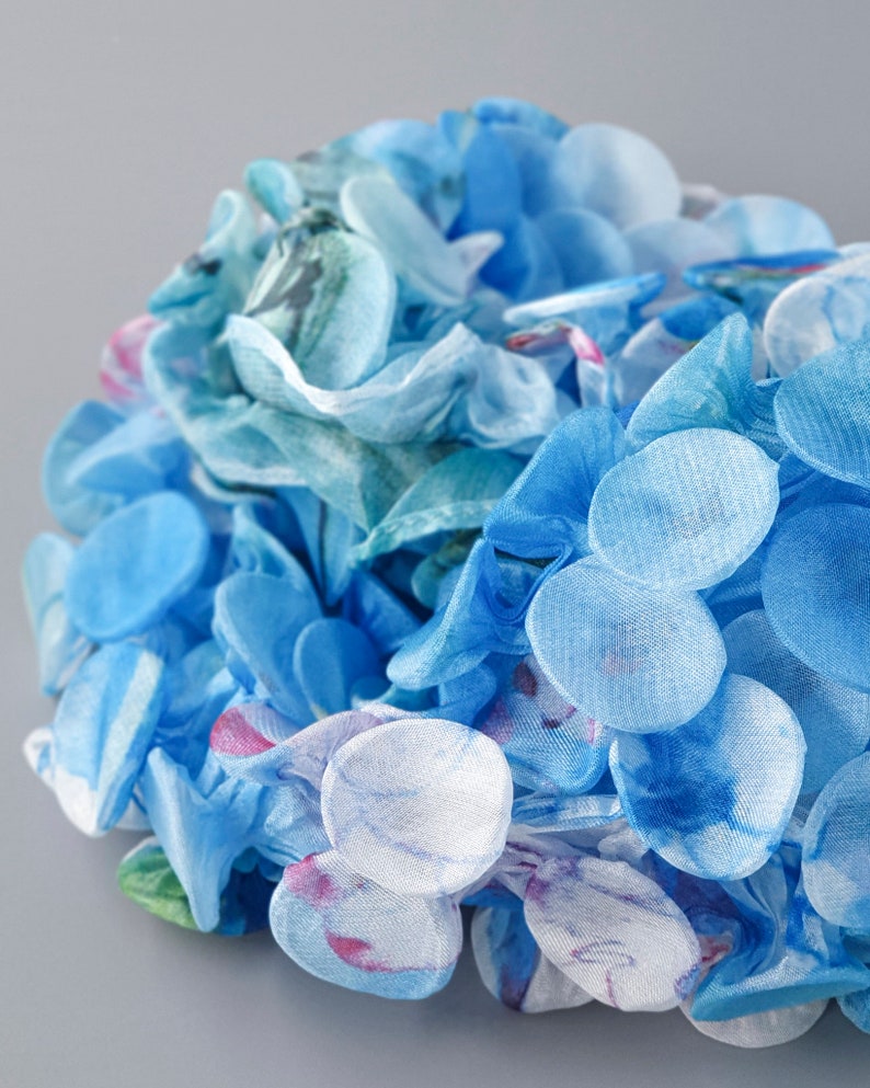 Blue Choker Fabric Choler Collar Choker Fabric Jewelry Etsy