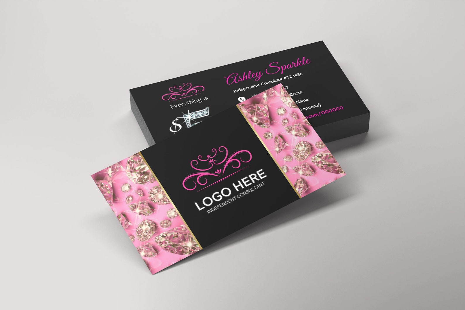 Personalized Jewelry Business Cards Custom Business Cards Etsy