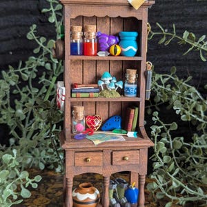 Link&#39;s Miniature Cabinet, Zelda Inspired Miniature, Legend of Zelda Game Miniatures