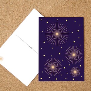 NEW! | Happy New Year - modern, minimalist, graphic Christmas card | A6 | handmade