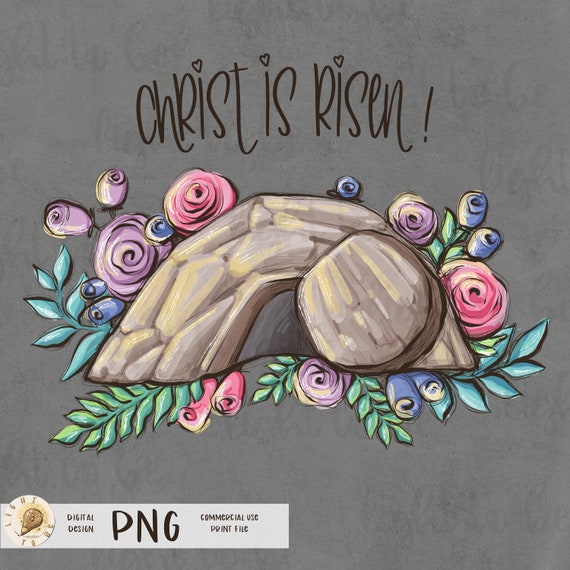 He is Risen Floral Tomb Tee He is Risen Floral Tomb Tee
