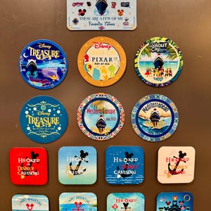 Fish Extender Disney Cruise Magnets Square/Round/Rectangle - Cruise Themed