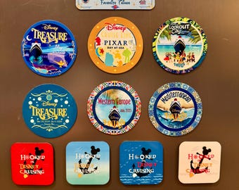 Fish Extender Disney Cruise Magnets Square/Round/Rectangle - Cruise Themed