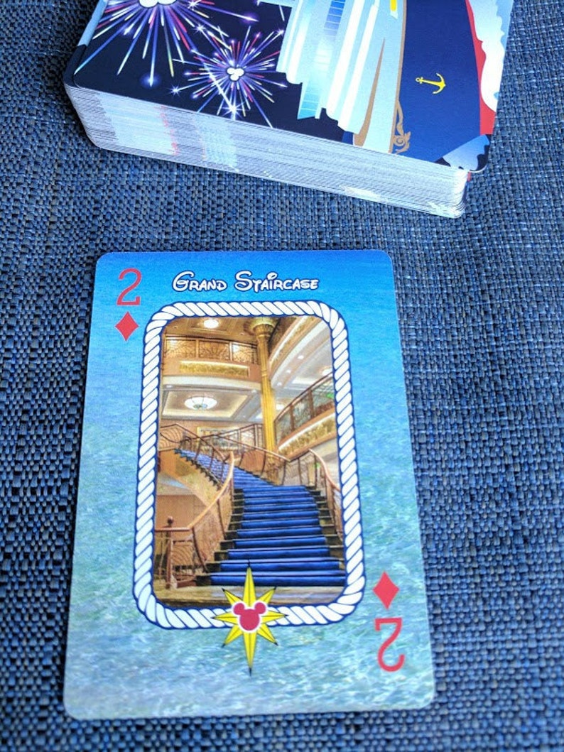disney cruise line playing cards