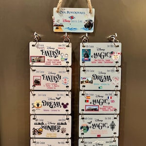 Castaway Club Keepsake Hanger - Past Cruise - Stateroom Door Decor (Hanger or Magnet Option)
