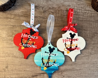DCL Ornament - *HOOKED* Ornament - Fish Extender Gifts - Cruise Christmas Decor