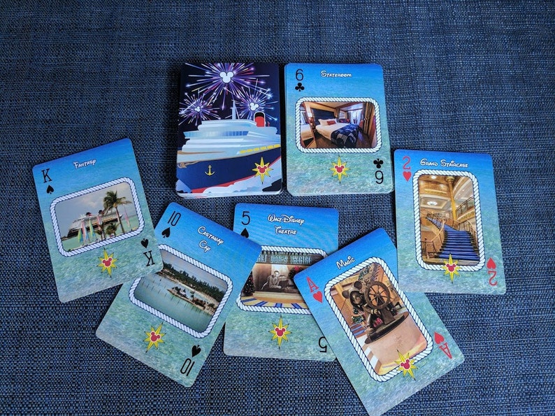 disney cruise line playing cards