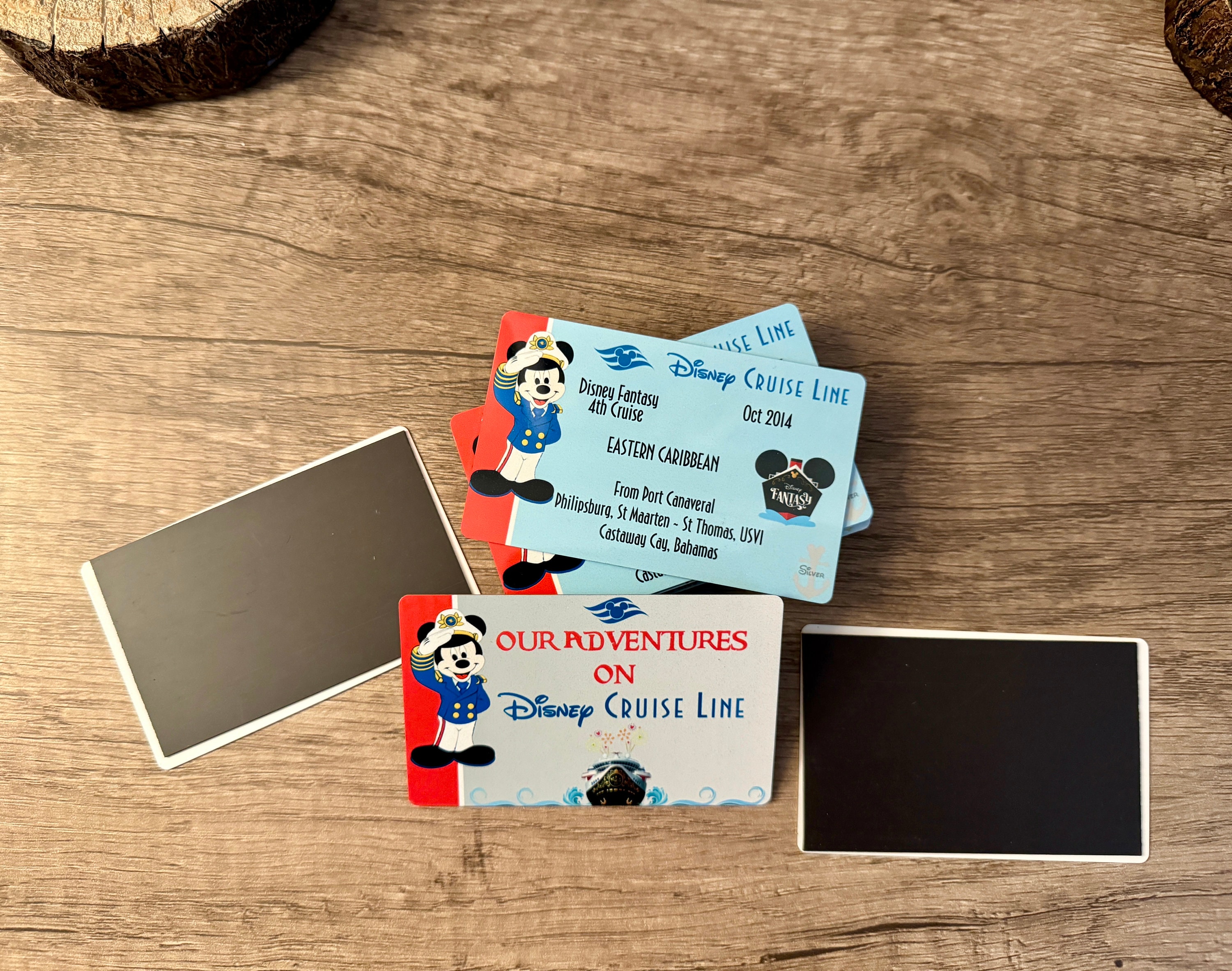 Disney Cruise Key to the World Cards - Castaway Club Past Cruise