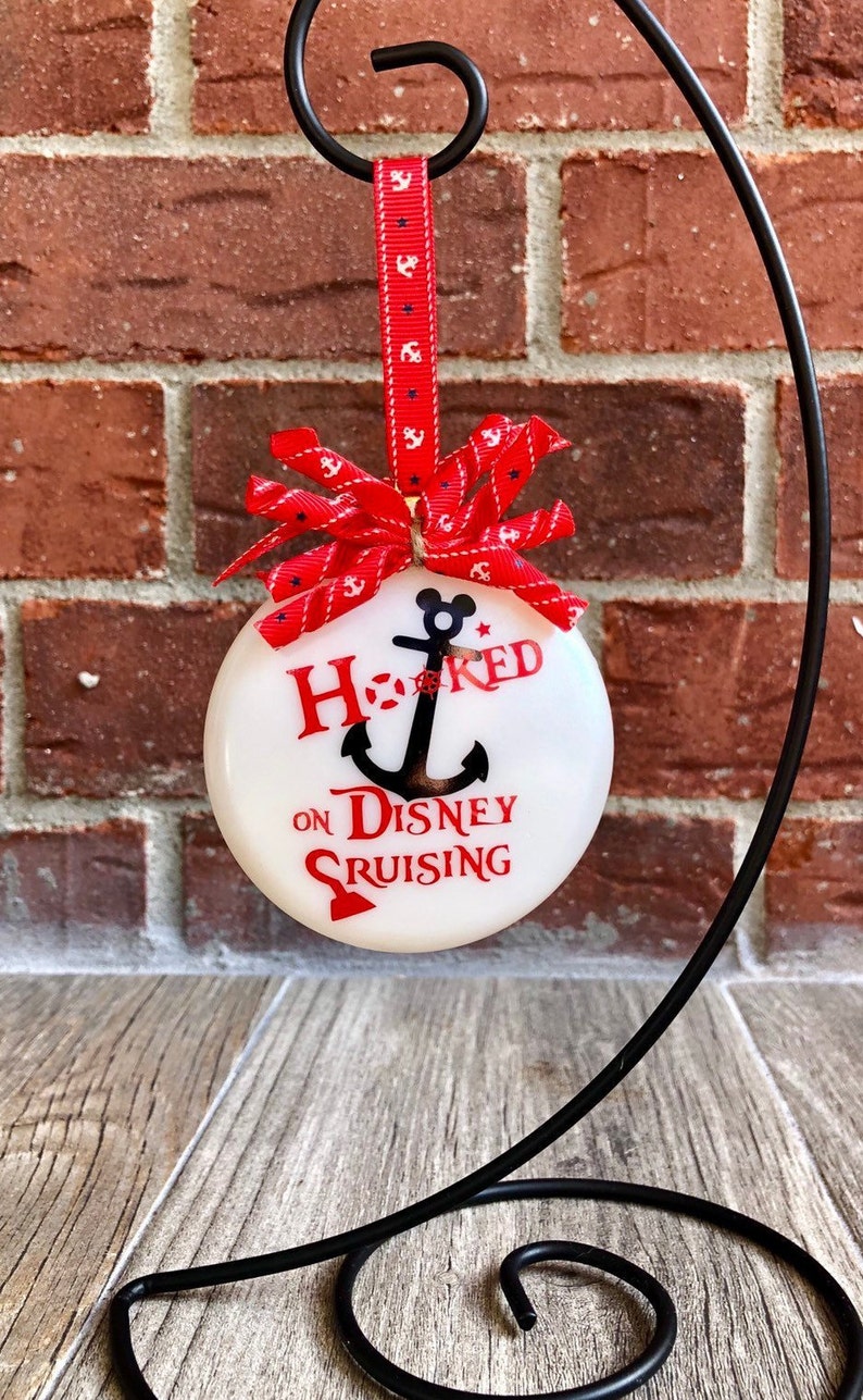 Disney Cruise Ornament Hooked on Disney Cruising Fish Etsy