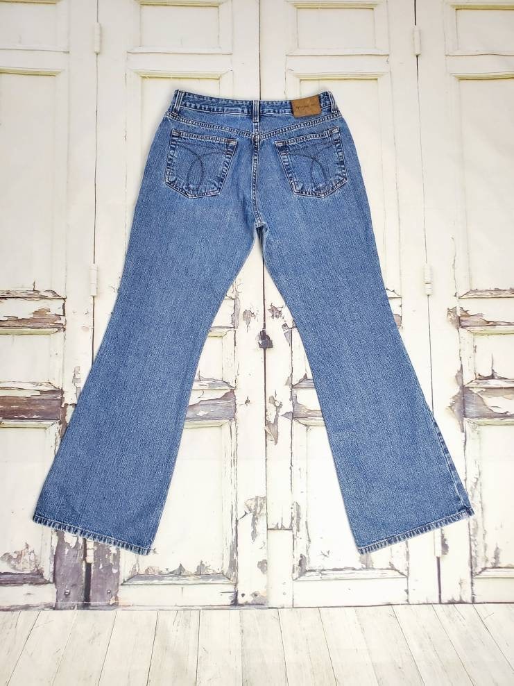 Vintage 2000 Y2K Calvin Klein Wide Leg Jeans Womens Size 5 Vintage 2000 Y2K Calvin Klein Wide Leg Jeans Womens Size 5
