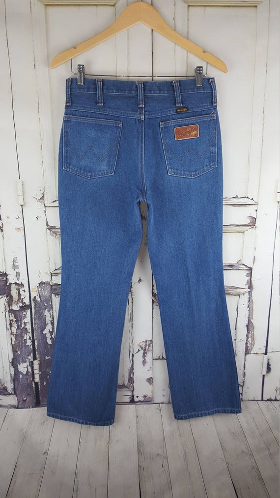 Vintage Wrangler Jeans High Waisted Jeans Bootcut Country Etsy