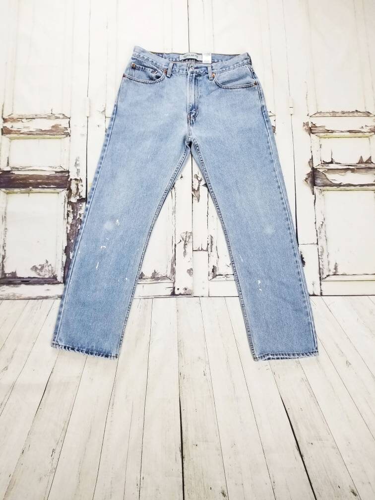 Awesome Levi's 505 High Waist Light Wash Mom jeans 80s | Etsy