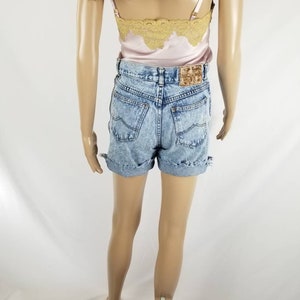 Bugle Boy High Waisted Vintage Cut off Shorts, Mom Jeans Shorts // Frauen Größe 28