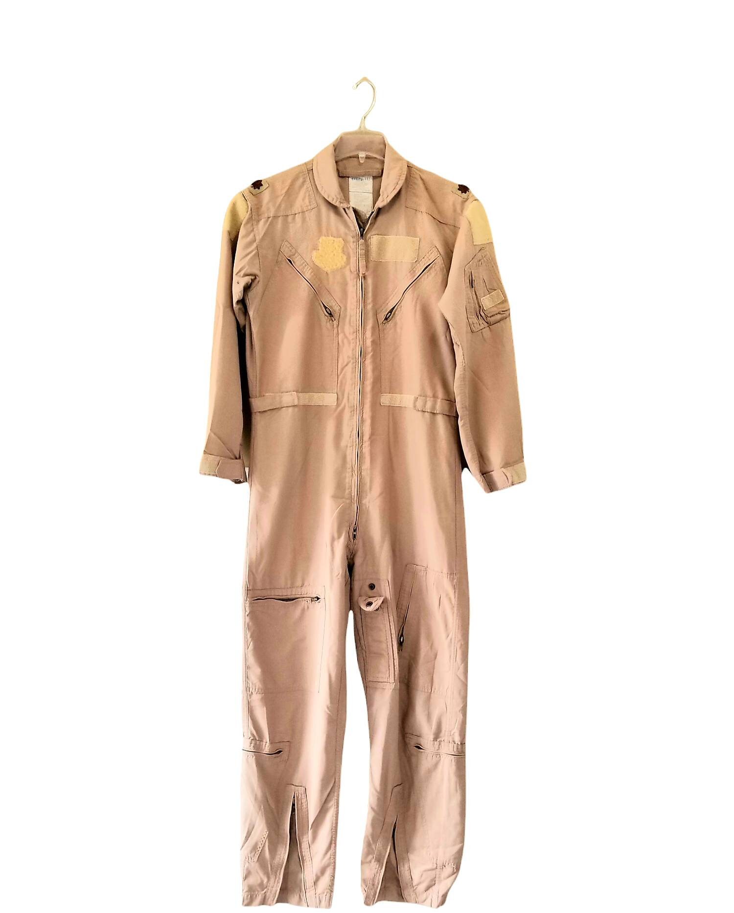 【CLASSICO】 Military Overalls Beige / FLCCDA1U02 Military Flight Suit Vintage Jumpsuit, Flight Suit Coveralls