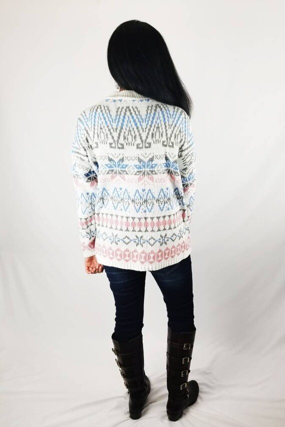 Vintage Croquet Club Pastel Fair Isle Crewneck Sweate… Gem