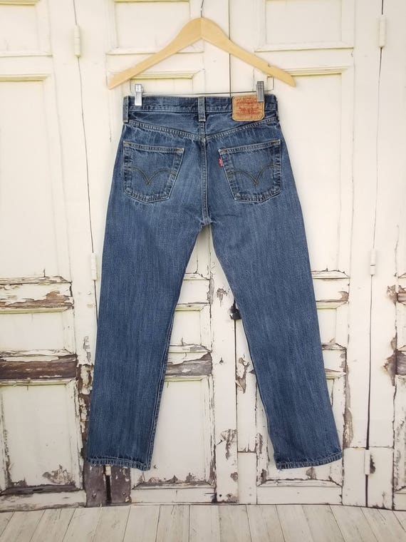 Levi's 501 High Waisted Jeans Women's Size 26 27 2 4 - Etsy