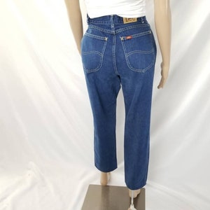 Vintage LEE  Jeans Riders Classic High waisted Tapered leg Mom Jeans Made in USA  Size 24 25