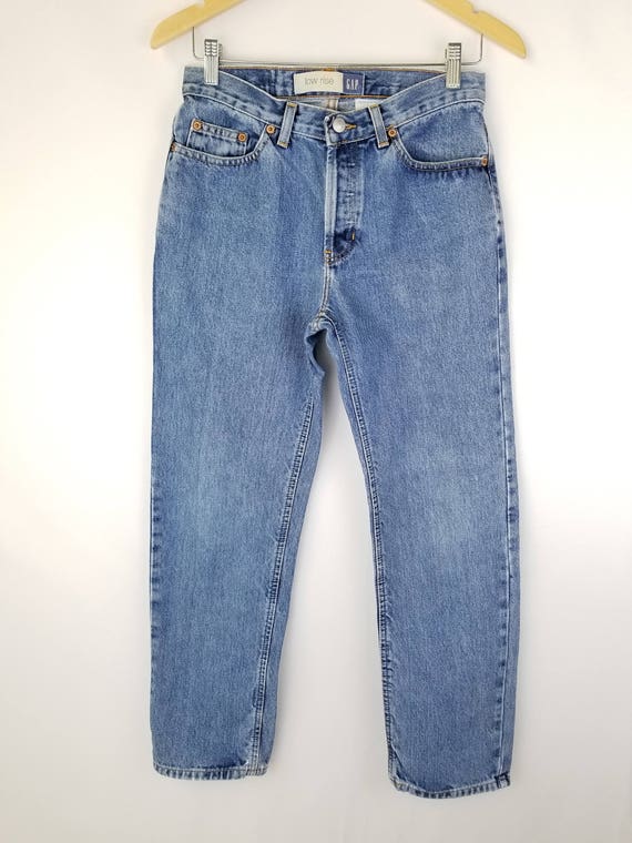 90's Gap High Rise Button Fly Jeans / Size 28 - image 2