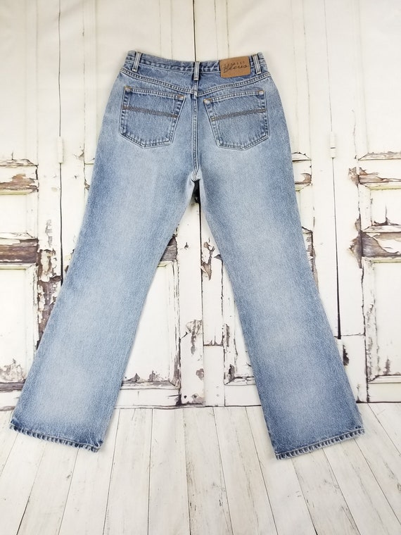 90s Express Bleus High Rise Medium wash Blue Flare