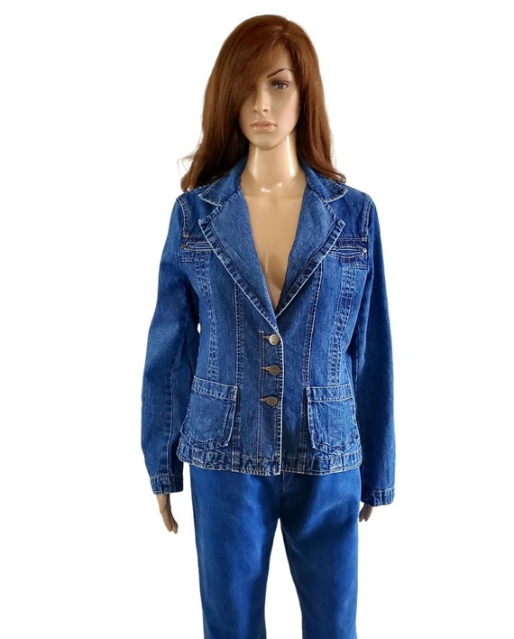 Bill Blass デニムジャケット Lサイズ ヴィンテージ ビル ブラス 