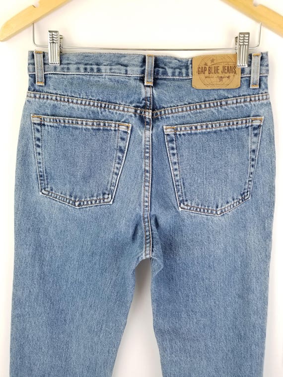 90's Gap High Rise Button Fly Jeans / Size 28 - image 4