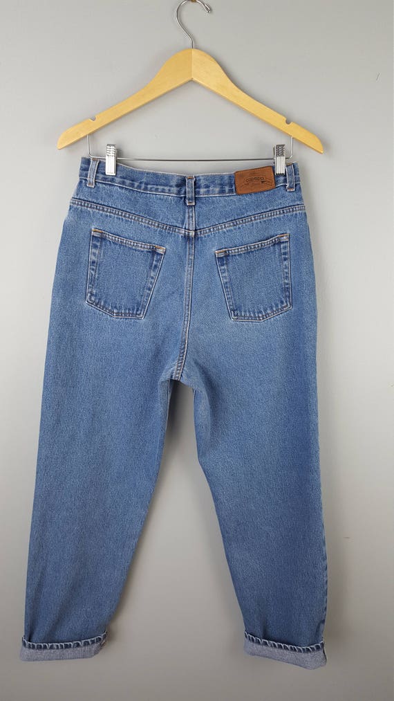 Vintage 1990s Capezio Jeans, High Waist Tapered Leg Jeans