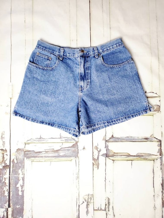 Vintage High Waisted Denim Shorts Light 