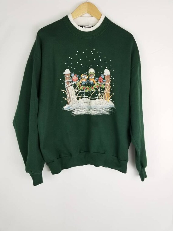 Vintage 70's Oversized Sweatshirt. Winter is for … - image 1