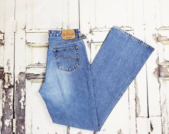 Bongo High Waisted Flare Leg 90's Jeans// Women's size 27 2 3 Small