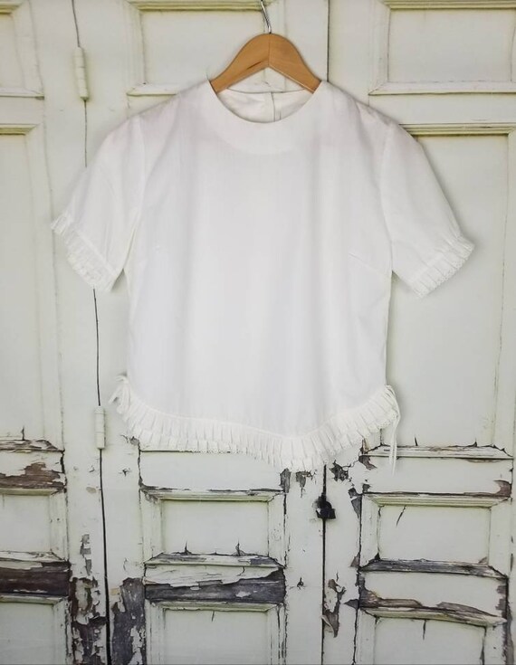 Edwardian white top - image 4